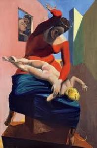 prgelnde Madonna-Max Ernst